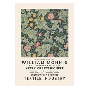Poster - William Morris x PSTR Studio - William Morris - Art exhibition (50 x 70 cm cm)