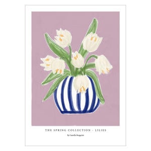 Poster - Camilla Bergqvist - Lilies (29.7 x 42 cm cm)