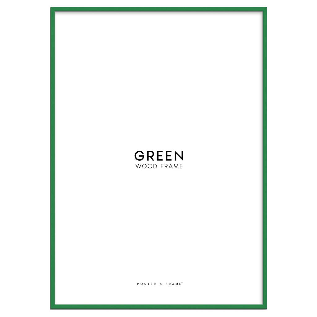 Poster & Frame houten lijst groen acryl (50 x 70 cm cm)