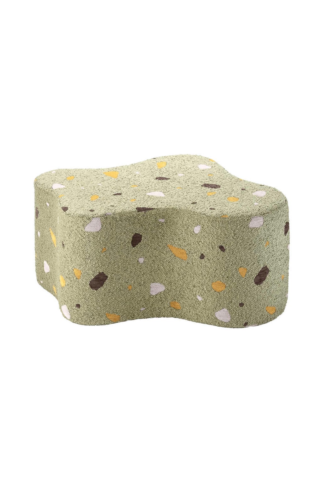 Wigiwama Terrazzo Mos Wolk Poef