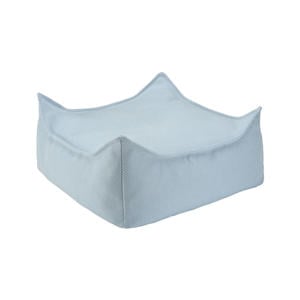 Hemelsblauwe Outdoor Vierkante Ottoman