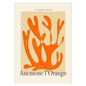 Poster - PSTR Studio - Lois - Anemone I'Orange (70 x 100 cm cm)