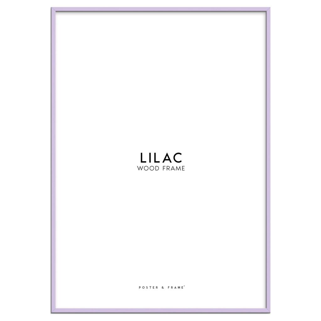 Poster & Frame houten lijst lila acryl (50 x 70 cm cm)