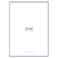 Poster & Frame houten lijst lila acryl  (50 x 70 cm cm)