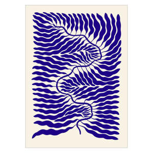 Poster - The Poster Club x Linnea Andersson - Little Blue (50 x 70 cm cm)