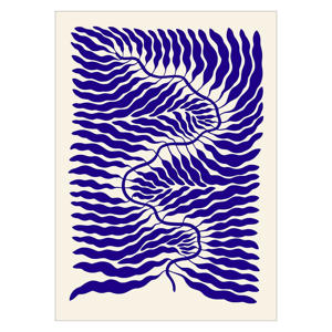 Poster - The Poster Club x Linnea Andersson - Little Blue (50 x 70 cm cm)
