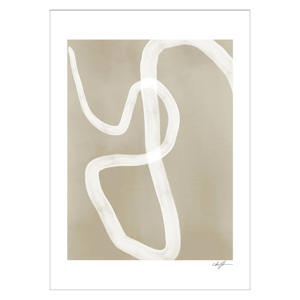 Poster - The Poster Club x Anna Johansson - One Way (30 x 40 cm cm)