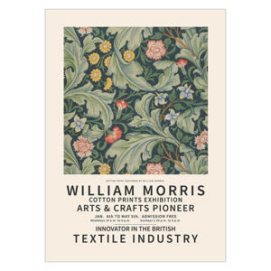 Poster - William Morris x PSTR Studio - William Morris - Art exhibition (30 x 40 cm cm)