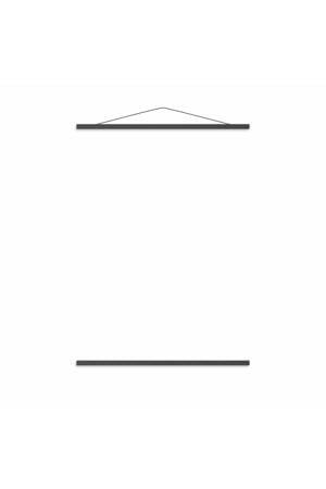 Posterhanger zwart hout (51 cm cm)