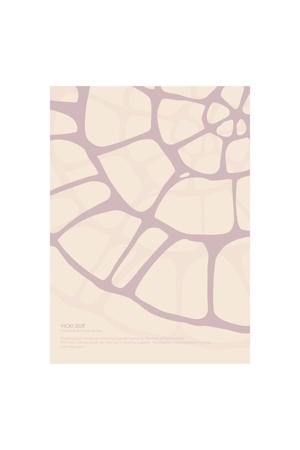 Poster - Vicki Zoe - SOFTROSE FOSSIL (30 x 40 cm cm)