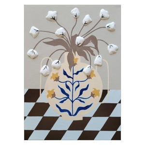 Poster - Bille Who - Toby flowers (50 x 70 cm cm)