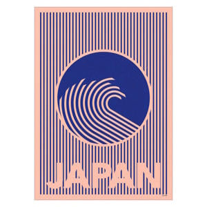 Poster - PSTR Studio - Rosi Feist - Great wave of Japan (50 x 70 cm cm)