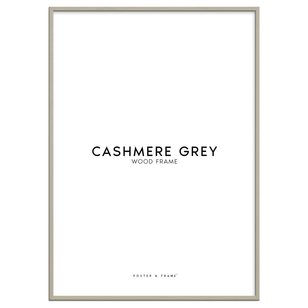 Poster & Frame houten lijst cashmere grijs acryl (50 x 70 cm cm)