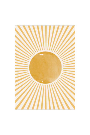 Poster - THE MIUUS STUDIO - Boho Sun (50 x 70 cm cm)