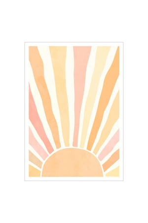 Poster - Sarah Manovski - Boho Sunrise (30 x 40 cm cm)