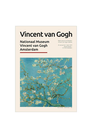 Poster - Vincent van Gogh x PSTR Studio - Vincent van Gogh - Almond Blossom (30 x 40 cm cm)