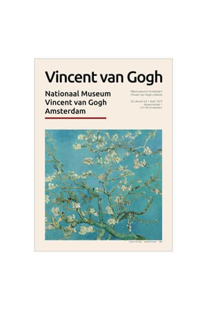 Poster - Vincent van Gogh x PSTR Studio - Vincent van Gogh - Almond Blossom (30 x 40 cm cm)