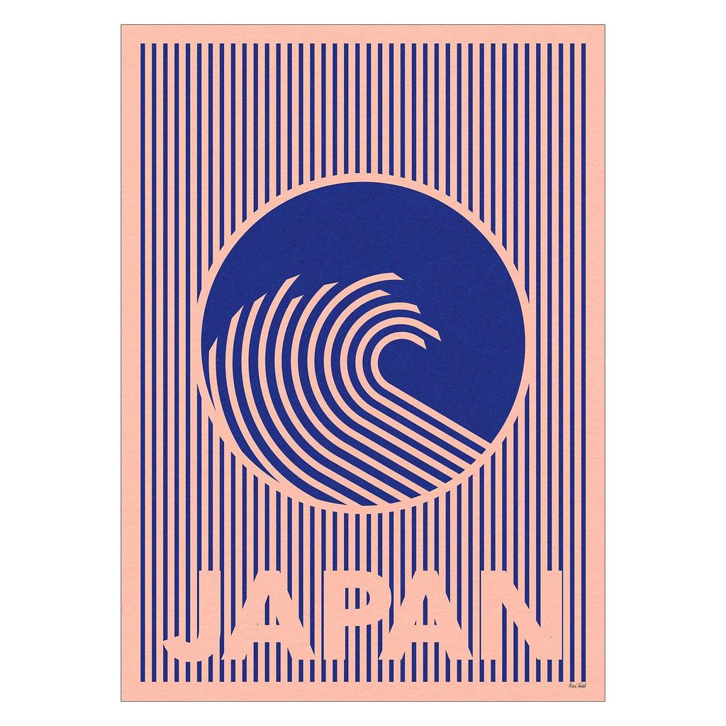 Poster & Frame Poster - PSTR Studio - Rosi Feist - Great wave of Japan (30 x 40 cm cm)