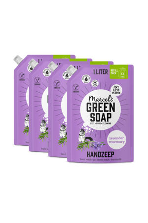 handzeep - Lavendel & Rozemarijn navulling 4 x 1000ml