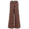 LOOXS little wide leg joggingbroek met hartjes - bruin