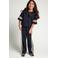 LOOXS little relaxed fit gestreepte joggingbroek - donkerblauw