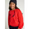 LOOXS little rechtvallende sweater met tekst - rood