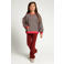 LOOXS little corduroy flared broek - bruin