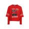 LOOXS little oversized longsleeve met tekst - rood