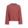 LOOXS little oversized gestreepte longsleeve - roze