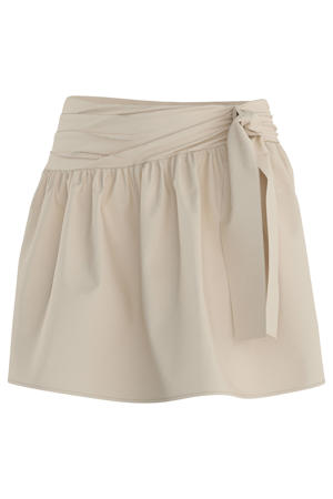 wikkelrok beige