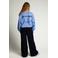LOOXS 10sixteen rechtvallende sweater met backprint - lichtblauw