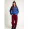 LOOXS 10sixteen 10sixteen colour barrel jeans met borduursels - donkerrood