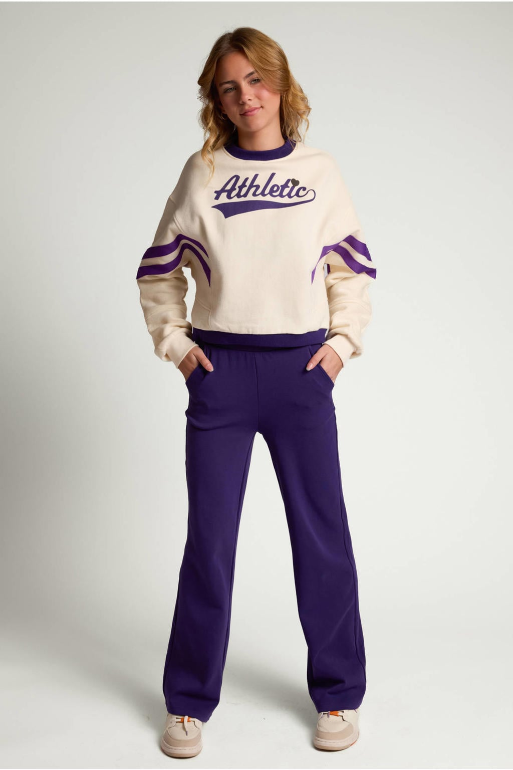 LOOXS 10sixteen relaxed fit sweatpants - paars