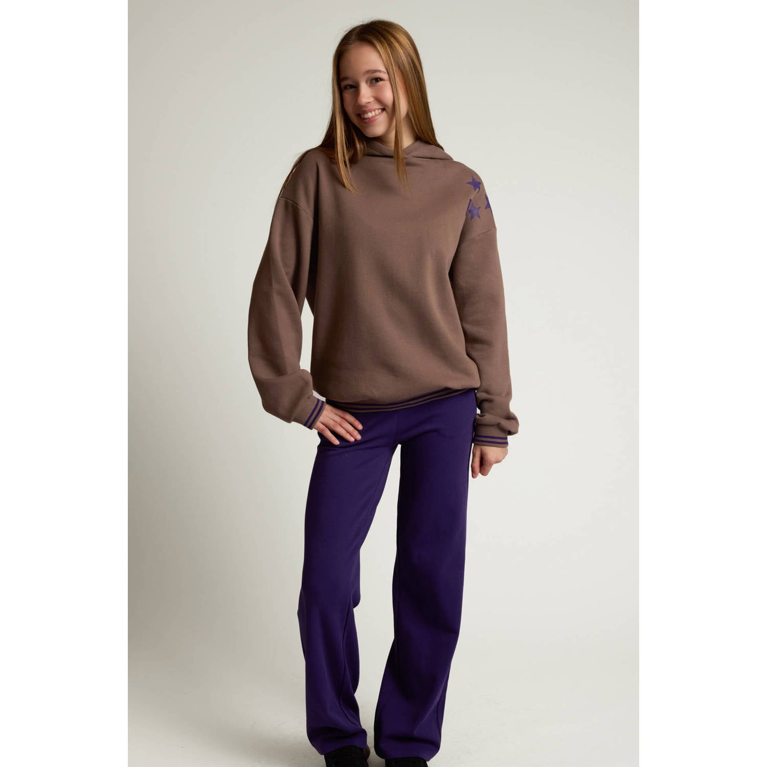 LOOXS 10sixteen relaxed fit sweatpants paars