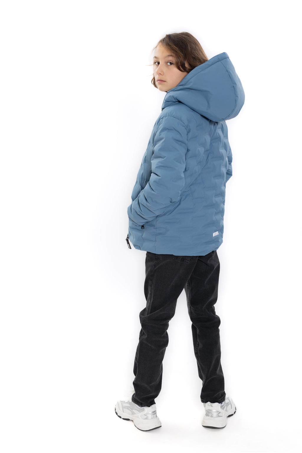 No Way Monday winterjas - blauw