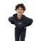 No Way Monday oversized hoodie met tekst - donkergrijs/lichtblauw