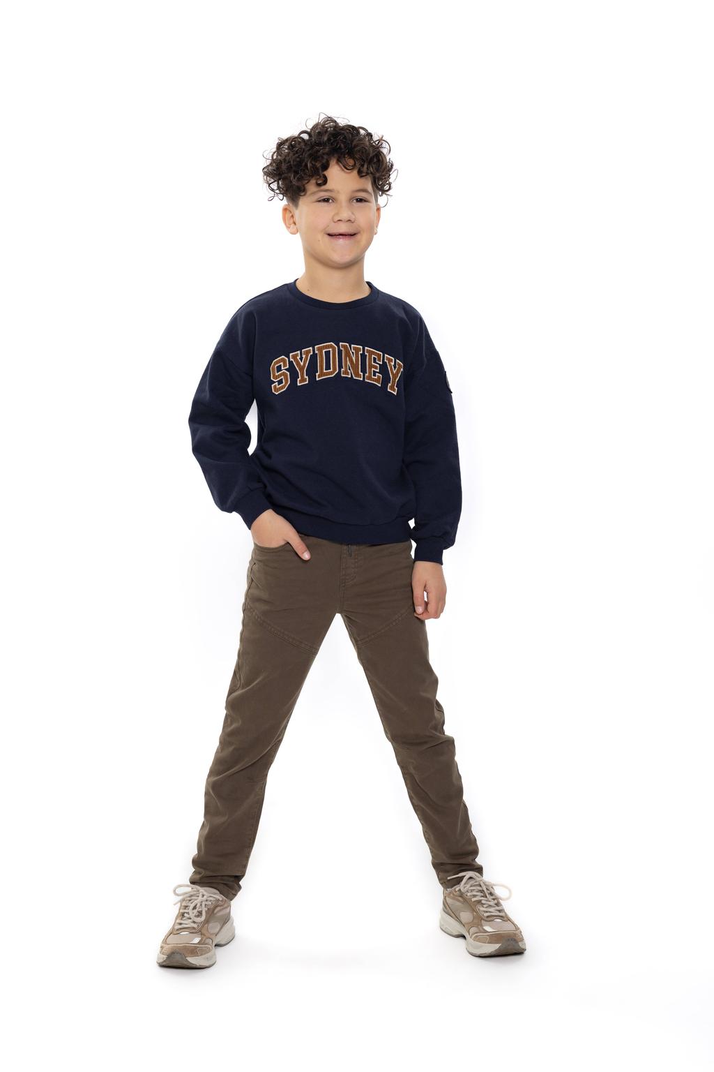 No Way Monday tapered casual broek - groen