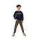 No Way Monday tapered casual broek - groen