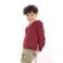 No Way Monday rechtvallende sweater met backprint - rood