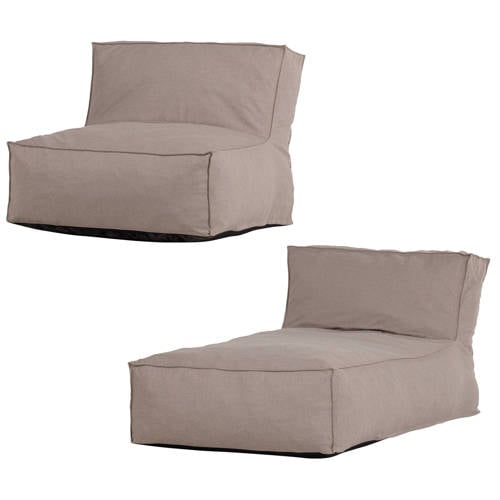 WOOOD ligbed en loungestoel Velora – Zand