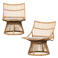 WOOOD tuinstoel Alatna (set van 2) - wicker