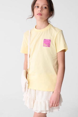 T-shirt lichtgeel