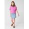 Shoeby T-shirt met backprint roze