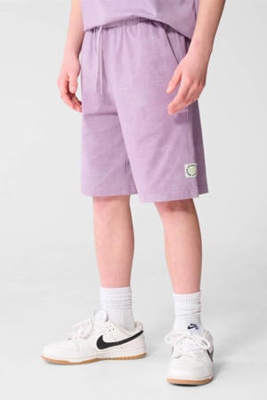 regular waist sweatshort paars