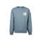 No Way Monday rechtvallende sweater met backprint - blauw