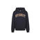 No Way Monday oversized hoodie met tekst - donkerblauw