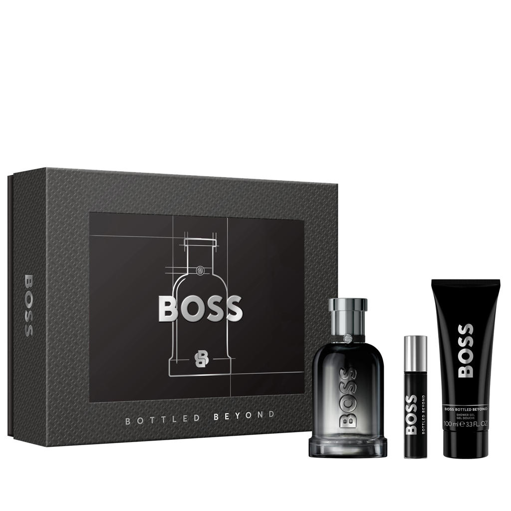 BOSS BOTTLED Beyond geschenkset - eau de parfum 100 ml + mini spray 10 ml + douchegel 100 ml