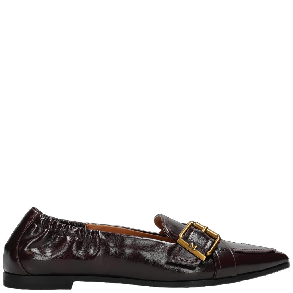 Bordeaux dames Mexx loafers - van 100% polyurethaan