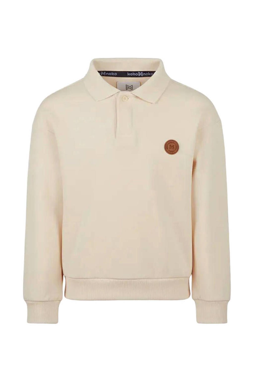 Koko Noko rechtvallende sweater - beige