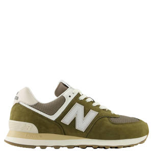 574 suède sneakers olijfgroen